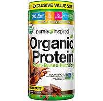 Purely Inspired Organic Plant Protein Powder, Decadent Chocolate, 20g Protein, 2.0lb, 32.0oz - 631656709391