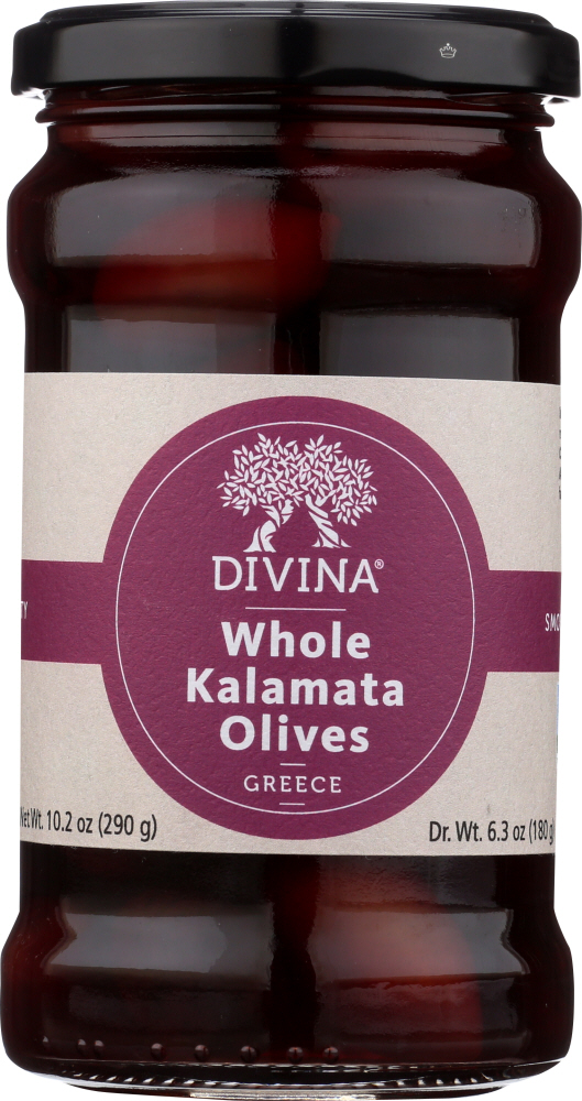 DIVINA: Olive Kalamata, 6.3 oz - 0631723202213