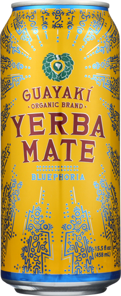 GUAYAKI: Organic Yerba Mate Bluephoria, 15.5 oz - 0632432708775