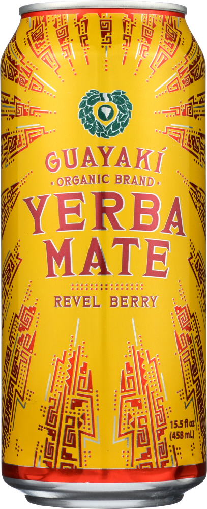 GUAYAKI: Organic Yerba Mate Revel Berry, 15.5 oz - 0632432737775