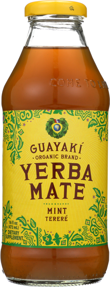 GUAYAKI: Organic Yerba Mate Mint Terere, 16 oz - 0632432911205