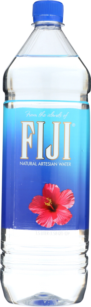 FIJI: Natural Artesian Water 1.5 Liter, 50.72 oz - 0632565000036