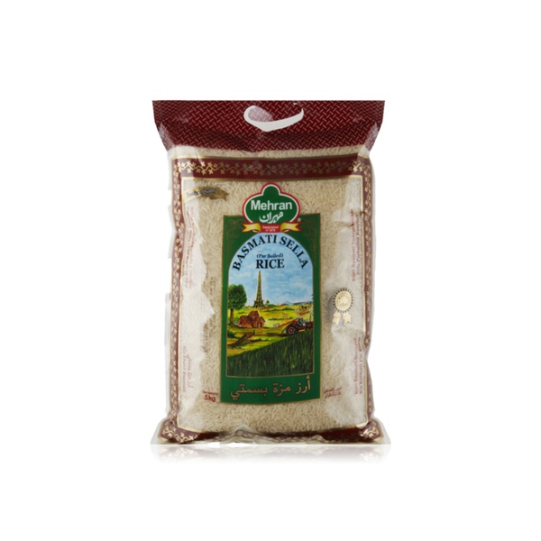 Mehran basmati sella rice 5kg - Waitrose UAE & Partners - 633152012296