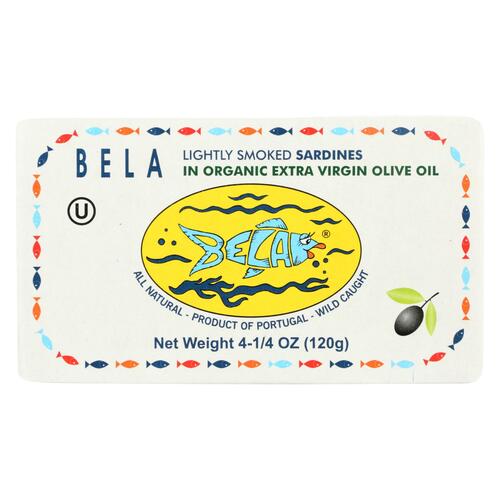 Bela-olhao Sardines In Olive Oil - 4.25 Oz - Case Of 12 - 0633600502300