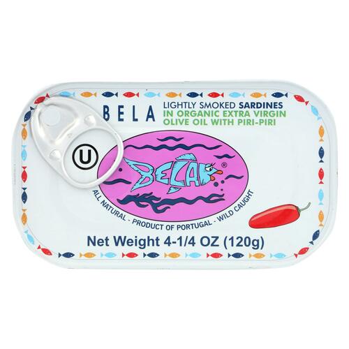 BELA: Sardines Hot Sauce, 4.25oz - 0633600502331