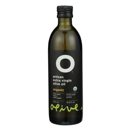 O Olive Oil - 100% Organic Extra Virgin Olive Oil - Case Of 6 - 16.9 Fl Oz - 634039000689