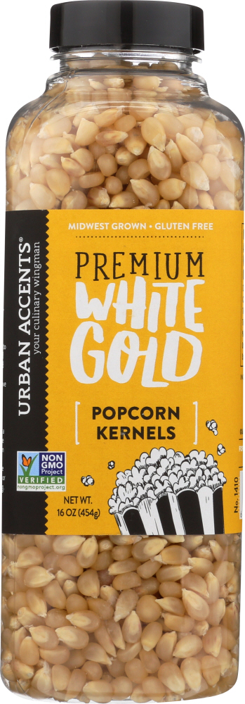 URBAN ACCENTS: Premium White Gold Popcorn Kernels, 16 oz - 0635519114100