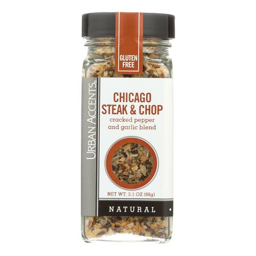 Urban Accents Spice - Chicago Steak And Chop - Case Of 4 - 3.1 Oz - 0635519115145