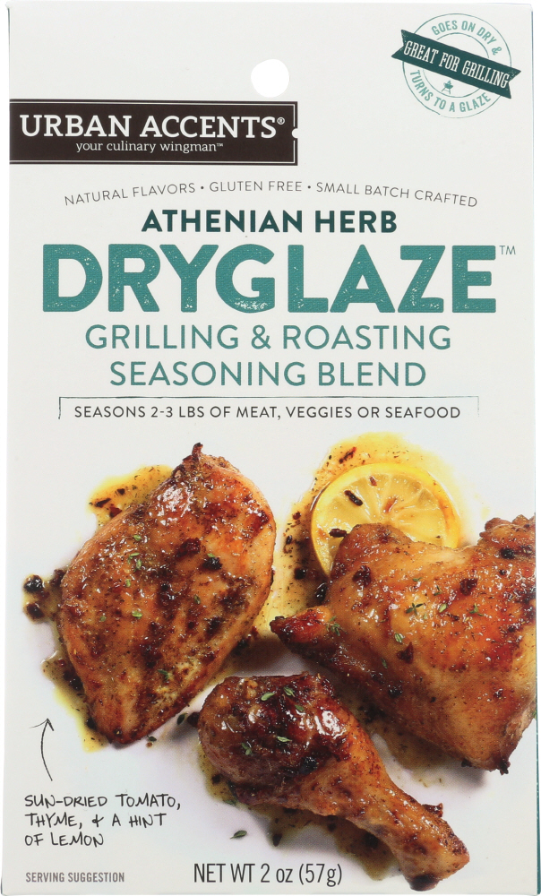 URBAN ACCENTS: Athenian Herb Dryglaze Seasoning, 2 oz - 0635519141366