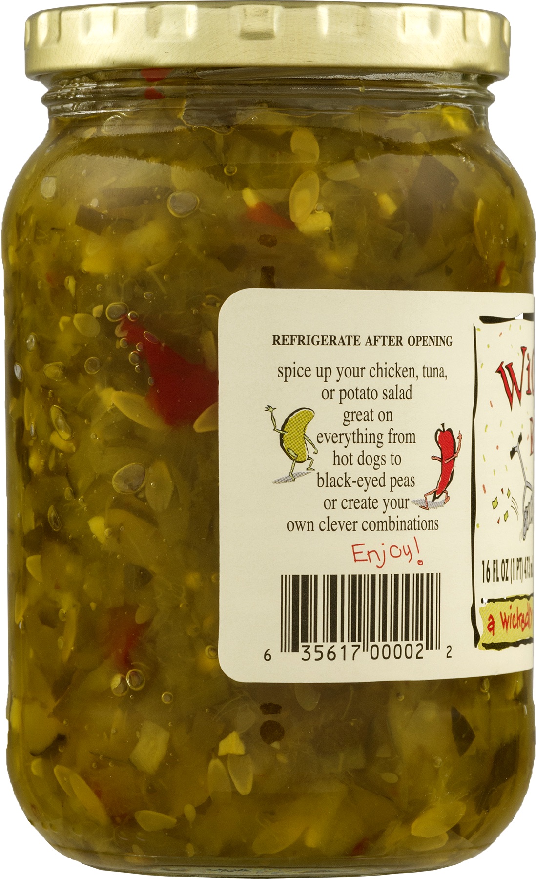 WICKLES: Original Relish, 16 Oz - 0635617000022