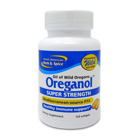 North American Herb and Spice Oreganol Super Strength - 120 Capsules - 635824006947