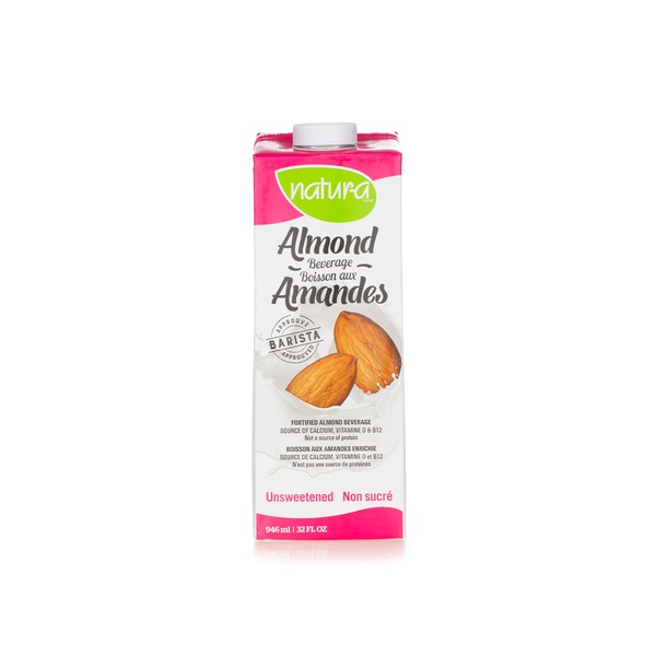Natura unsweetened almond milk 946ml - Waitrose UAE & Partners - 63667090067