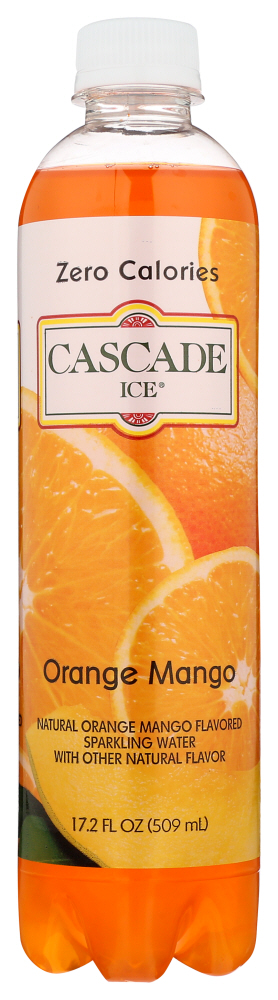 Naturally Flavored Sparkling Water, Orange Mango - 636711600408