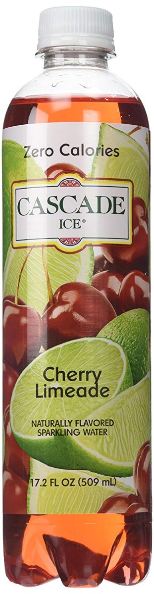 CASCADE ICE: Zero Calories Sparkling Water Cherry Limeade, 17.2 fl oz - 0636711606721