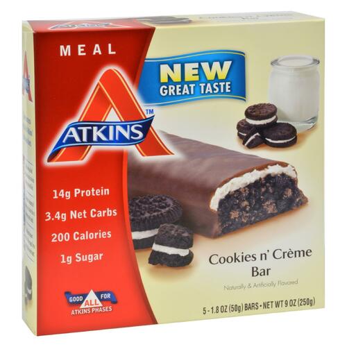 Cookies & Creme Protein-Rich Meal Bar - cookies