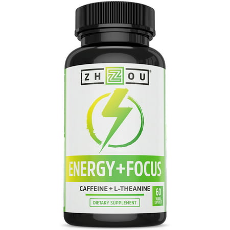 Zhou Nutrition Energy + Focus Capsules, 60 Ct - 637769766115