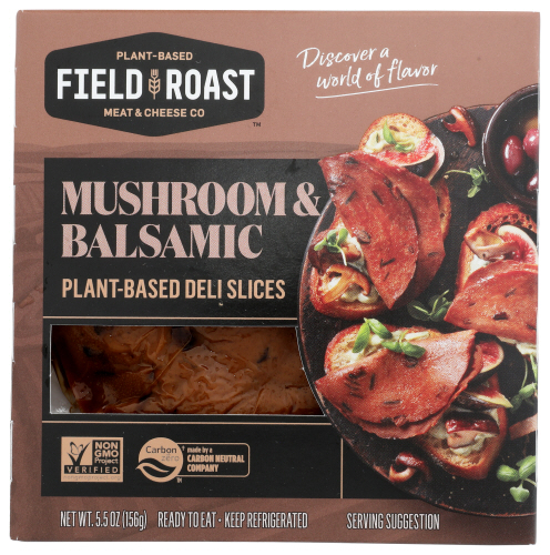 FIELD ROAST: Wild Mushroom Deli Slices, 5.50 oz - 0638031605026