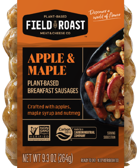 FIELD ROAST: Apple Maple Breakfast Sausage, 9.31 oz - 0638031611805