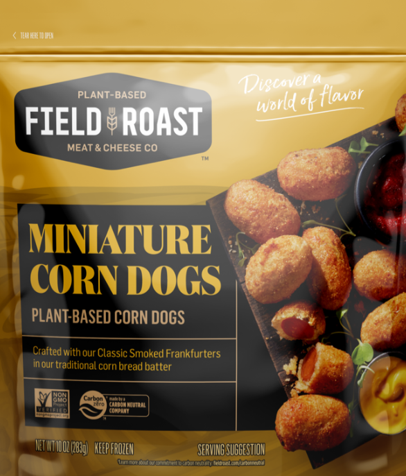 FIELD ROAST: Corn Dog Miniature, 10 oz - 0638031612383