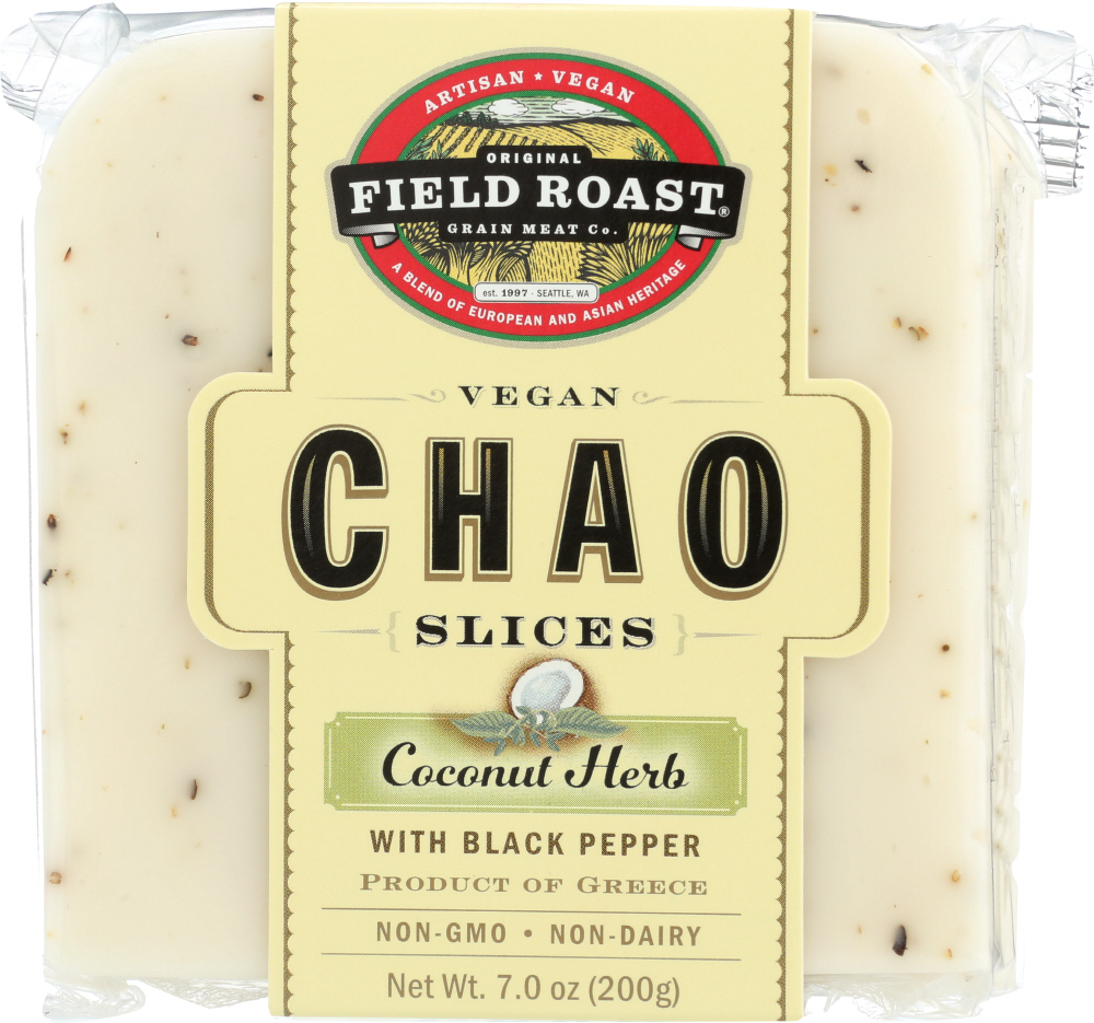 Vegan Chao Slices, Coconut Herb With Black Pepper - 638031705719