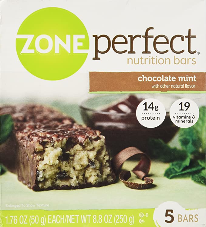 Zone Perfect, Nutrition Bars, Chocolate Mint - 638102204752