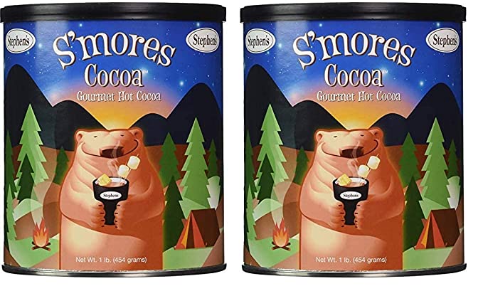 Stephen's Gourmet Hot Cocoa, S'Mores Cocoa , 1LB (Pack of 2) - 638876304382
