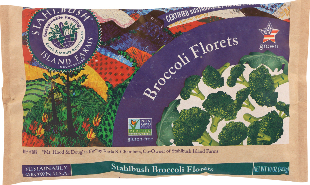 STAHLBUSH ISLAND FARMS: Broccoli Florets, 10 oz - 0638882000506