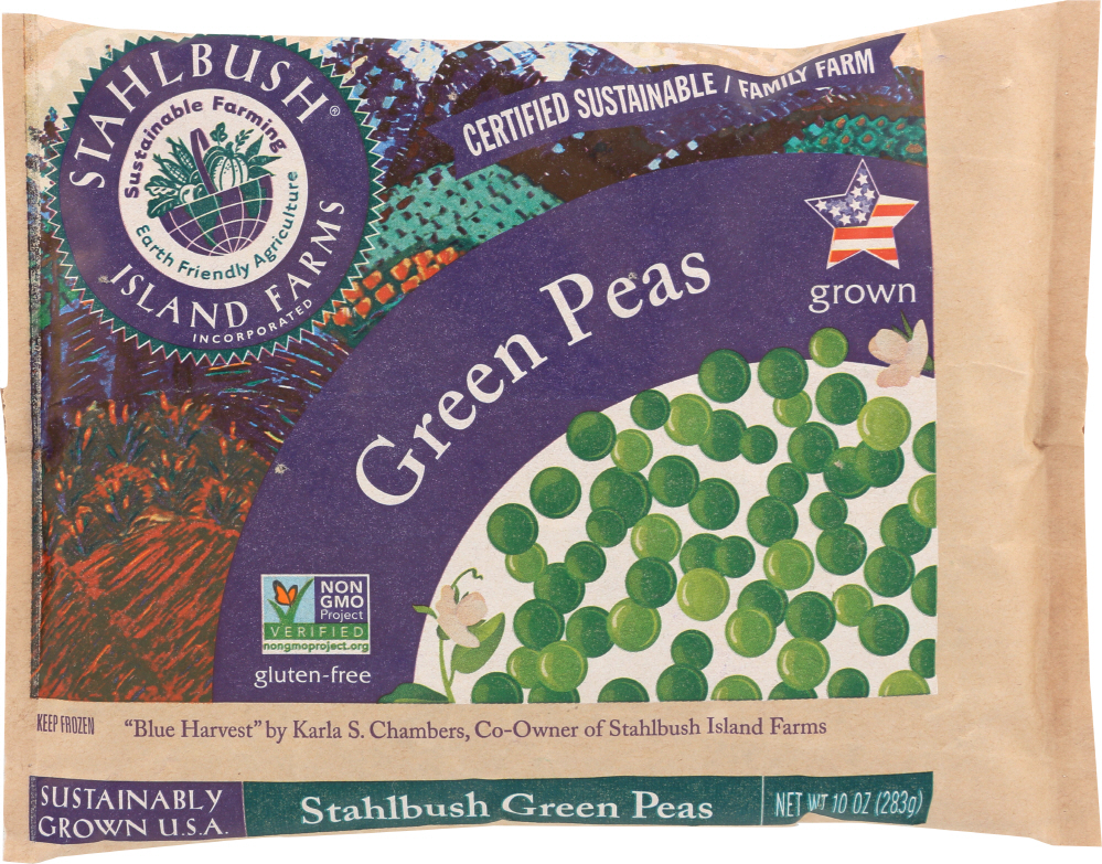 STAHLBUSH ISLAND FARMS: Green Peas, 10 oz - 0638882000544