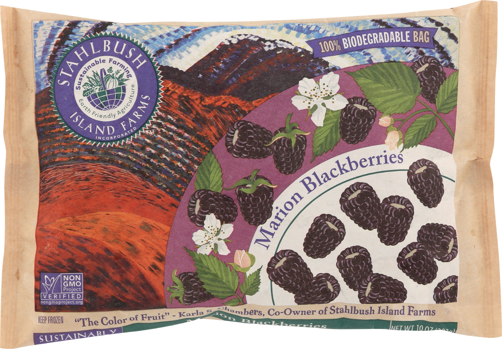 STAHLBUSH ISLAND FARMS: Marion Blackberries, 10 oz - 0638882000599