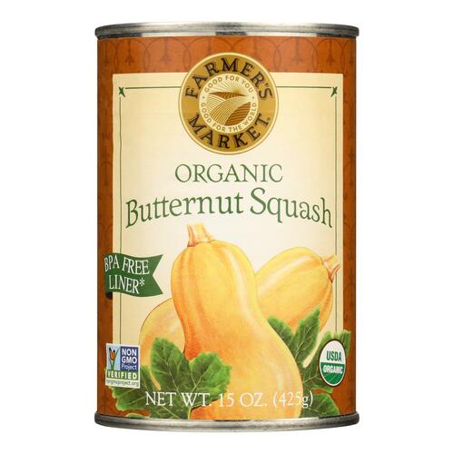 Farmer's Market Organic Butternut - Squash - Case Of 12 - 15 Oz. - 638882002104