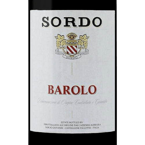 SORDO BOROLO RED 750ML 2012 - 6395556201