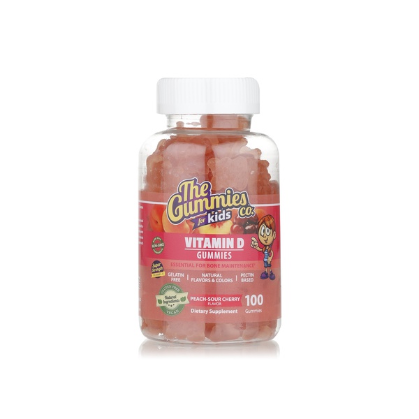 The Gummies Co. peach gummies with vitamin D for kids 100s - Waitrose UAE & Partners - 639738166476