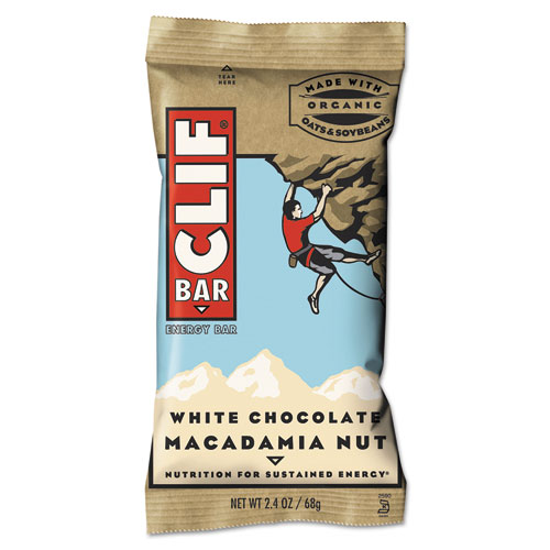 Clif Bar White Chocolate Macadamia - Pack Of 12 - 641438098001