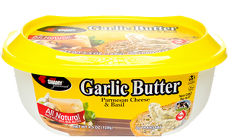 CHEF SHAMY: Garlic Butter Parmesan Cheese and Basil, 4.50 oz - 0641548139014