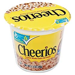  Cheerios Breakfast Cereal, Six Single-Serve 1.3oz Cups(6-Pack) - 823019503559