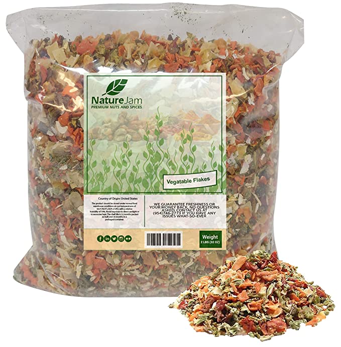  Vegetable Soup Blend Dried Dehydrated Vegetable Flakes (2 Pounds)  - 642125427289