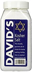  David's Kosher Salt The Versatile Gourmet Salt Of Choice 40 Oz. (Pack Of 3.)  - 642141259062
