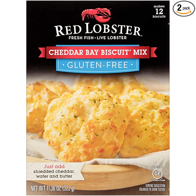  Red Lobster Gluten-Free Cheddar Bay Biscuit Mix (22.72 oz. Total) (2 Pack)  - 642222682239