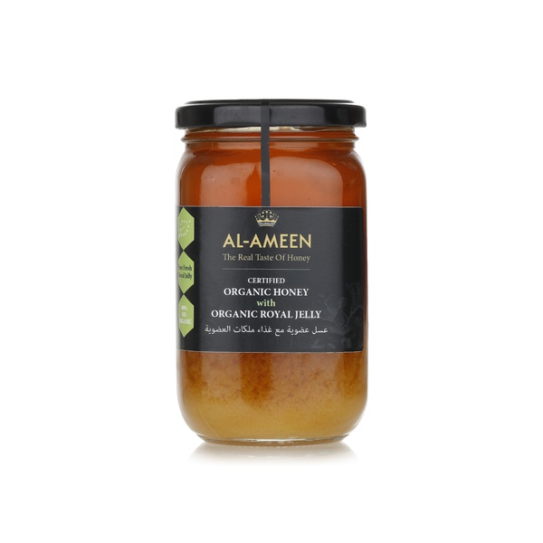 Al-Ameen organic honey with royal jelly 500g - Waitrose UAE & Partners - 642968361115