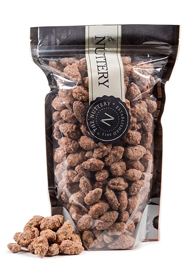  The Nuttery Cinnamon Almonds - 16oz Pouch Bag (1lb)  - 643019987452