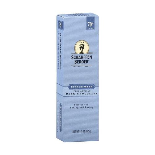 Scharffen berger, fine artisan dark chocolate, bittersweet - 0643392500088