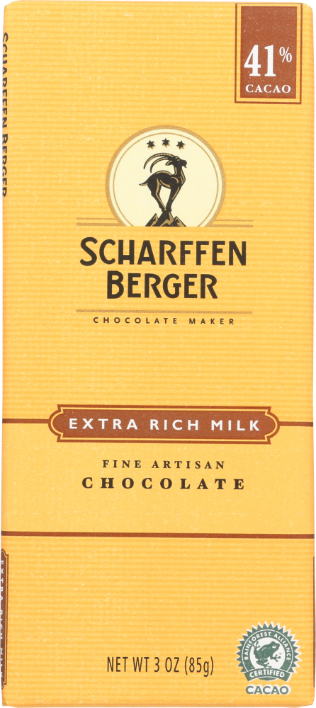 Scharffen Berger, Chocolate, Extra Rich Milk - southwest