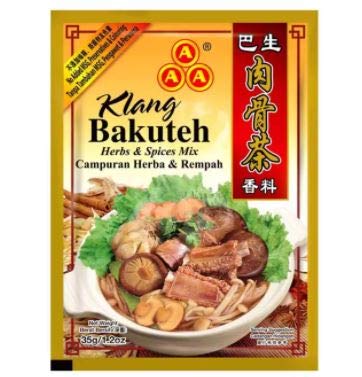 #RT AAA Klang Bakuteh Spices 35g -Traditional taste. Rich and flavourful in taste, aromatic in smell. No Added MSG, Preservatives and Colouring. - 643570710292