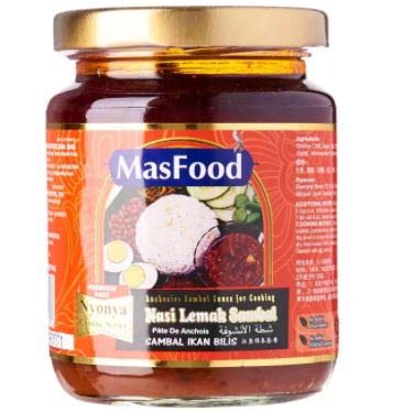  #RT Masfood Nasi Lemak Sambal 240g -Made only with real and top ingredients without added preservatives and coloring.  - 643570837708