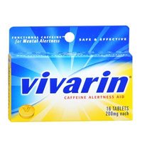 Vivarin Caffeine Alertness Aid, 200mg Tablets, 16 Count, Functional Caffeine for Mental Alertness, Same Caffeine as a Cu - 644135197459