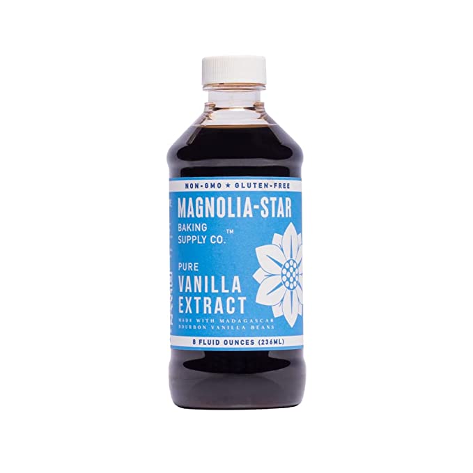 PURE Vanilla Extract 8 oz Made with Madagascar Bourbon Vanilla Beans by Magnolia-Star - 647878245937