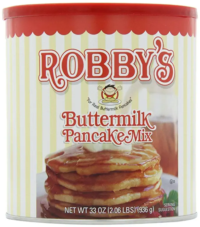 Carbon's Golden Malted ROBBY'S BUTTERMILK Pancake Flour Mix, 33 oz Can - 648260070946