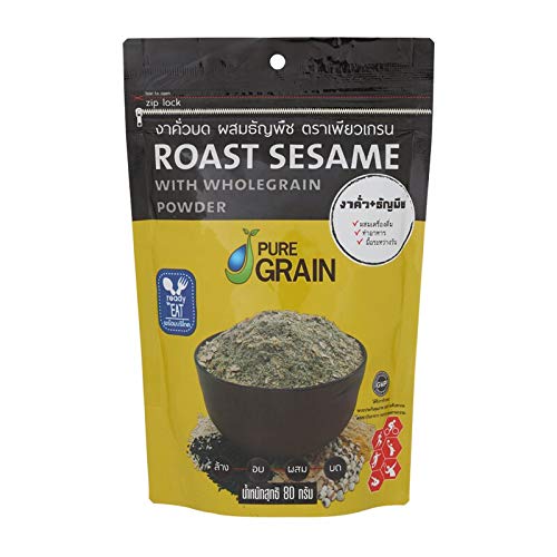 Pure Grain, Roast Sesame with Wholegrain Powder 80g - 648275961390