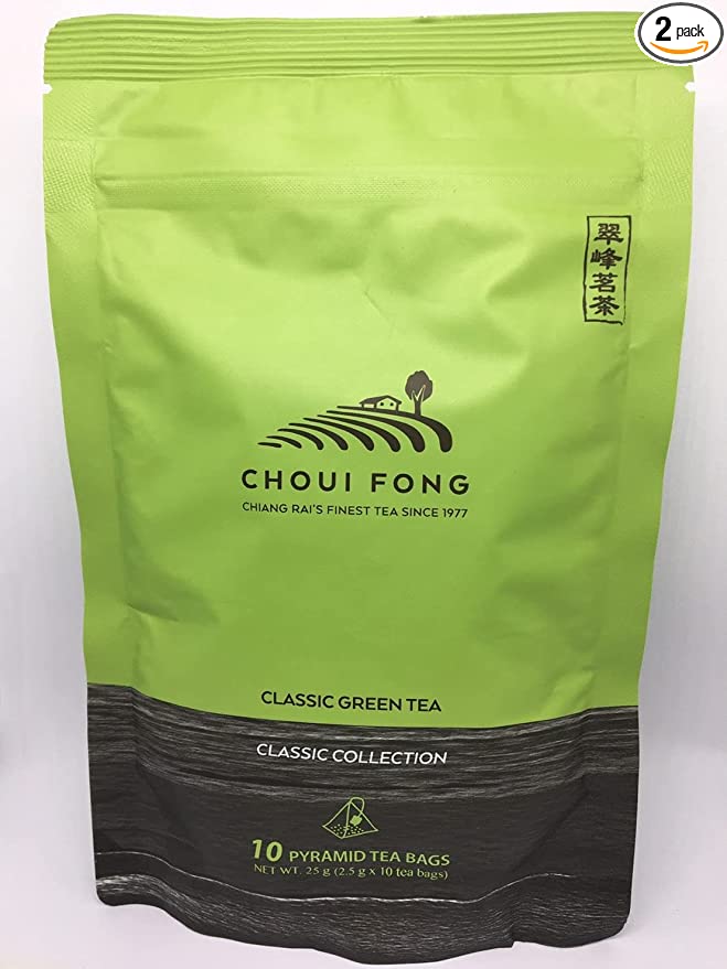  Choui Fong, Classic Green Tea (Tea Bag) Net wt. 25g X 2 Packs  - 648275965763