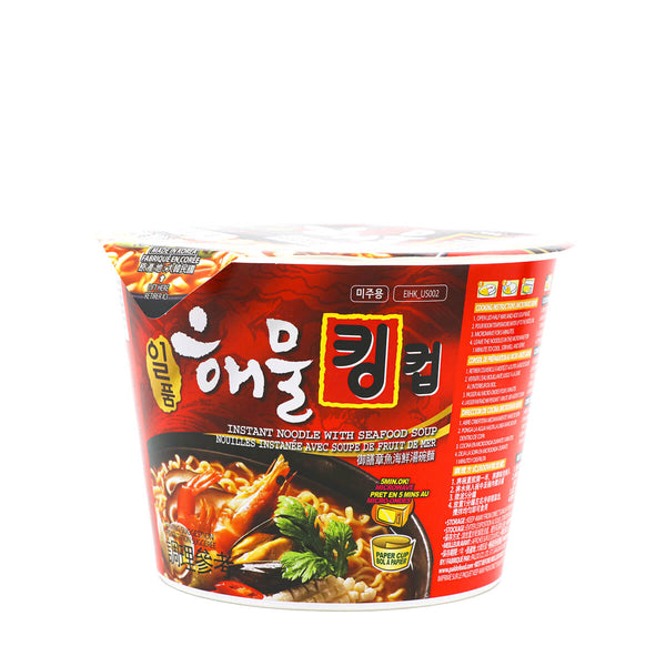 Paldo, king noodle, seafood - 0648436100552